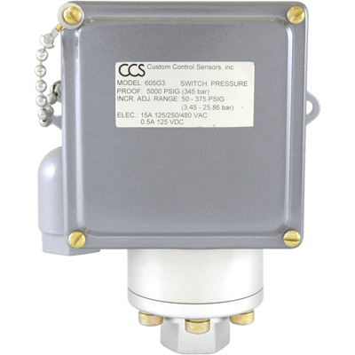 CCS Pressure Switch, 605GZ Series